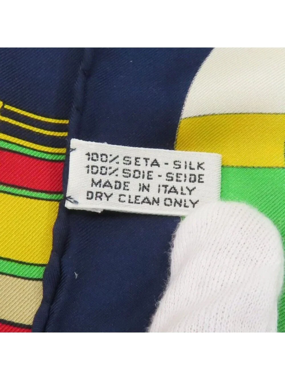 Chanel Boat Motif Scarf Silk